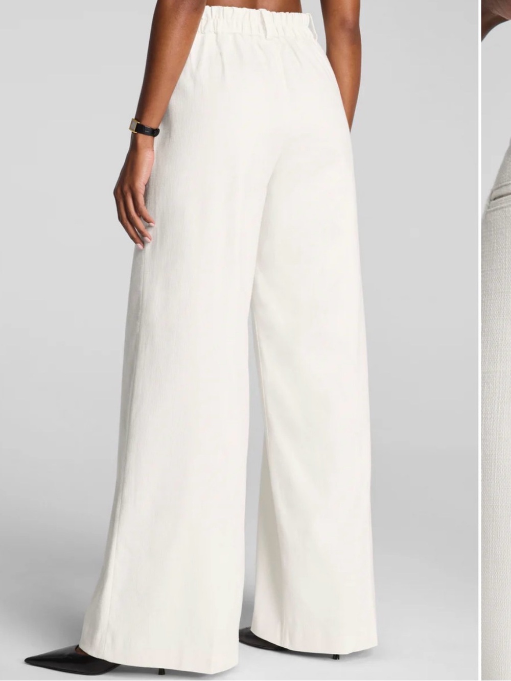 SPANX Cotton Linen Super Wide Leg Pant - Picture 3 of 3